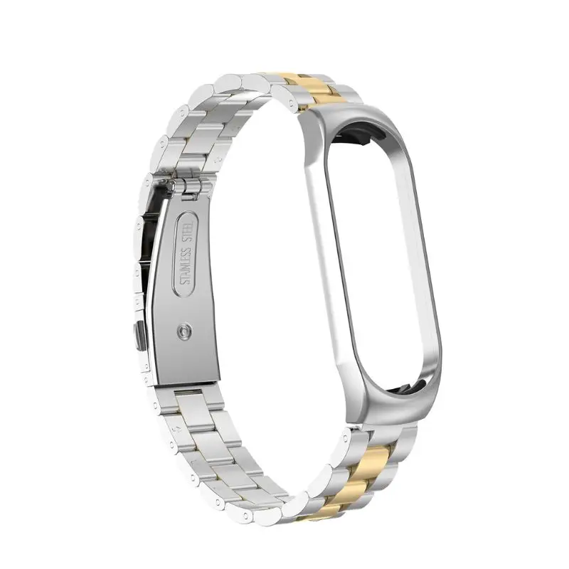 

For Mi Band 4 Replacement Metal Strap Wristband Stainless Steel Bracelet