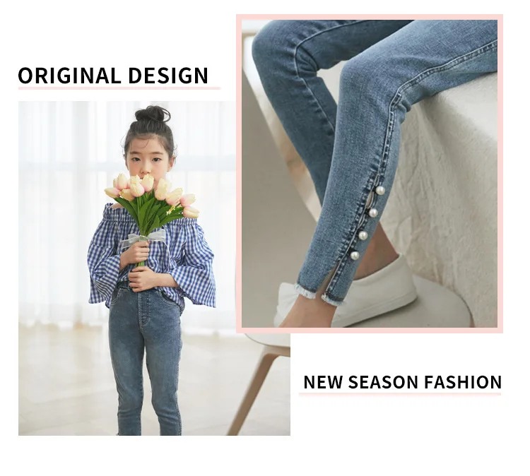 Новые летние Стиль Девушки Эластичность Slim Fit ковбойские штаны для крупных мальчиков и Повседневное в Корейском стиле-Стиль INS-Стиль брюки