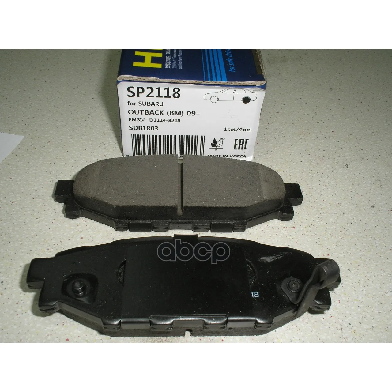 Колодки Тормозные Subaru Legacy 03/Outback 03 2.0/2.5 Задние Sangsin Brake Sp2118 Sangsin brake арт. SP2118