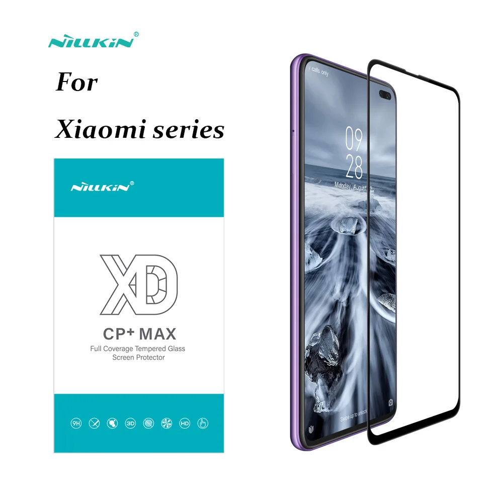 Для Redmi Note 9 Pro NILLKIN XD CP + MAX полное покрытие закаленное стекло Защита экрана для xiaomi
