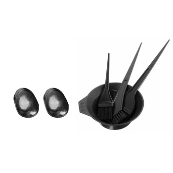 

1set/2sets Hair Color Dye Bowl Comb Brushes Tool Kit Set Tint Coloring Dye Bowl Comb Brush Twin Headed Brushes Set