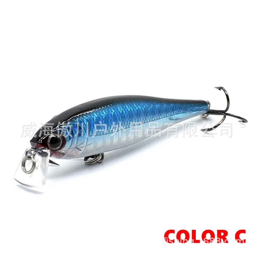 Aoclu Приманка жесткая приманка подвеска Mino приманка 6,5 см5. 5 г superbait пресноводная и морская вода Универсальный VMC крюк