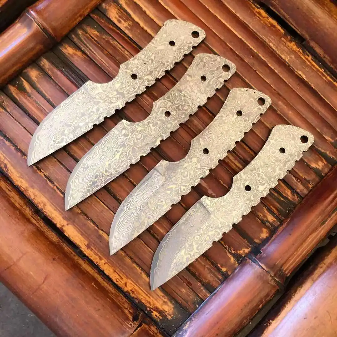 Yeelong Hand Forged Damascus Steel Kitchen Chef And Paring Blank Blades Set  For Knife Making Supplies - Kitchen Knives - AliExpress