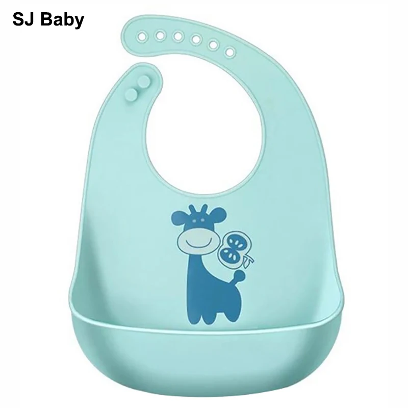 Детские нагрудники бандана водонепроницаемые силиконовые для кормления детей