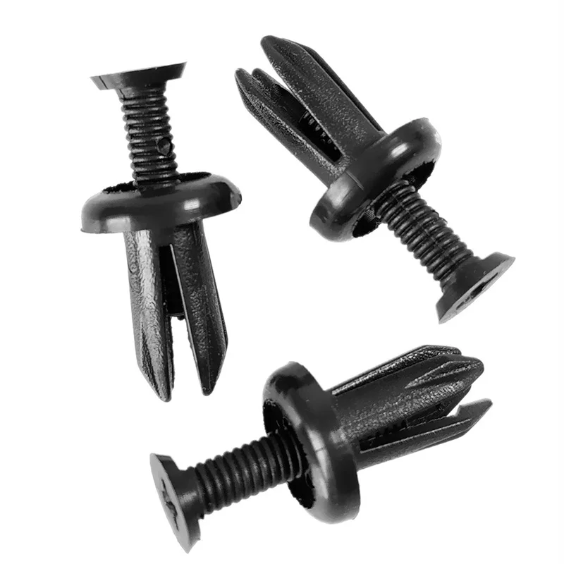 50Pcs 5mm Car Nylon Fastener Clips Auto Ventilated Cover Plat Retainers Rivets Trim Panel Clip Car Accessories