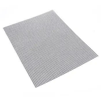 

Non-stick BBQ Grilling Mats High Security Grid Shape Heat Resistant Reusable Mesh Net Barbecue Mat For Outdoor Ovens Grill