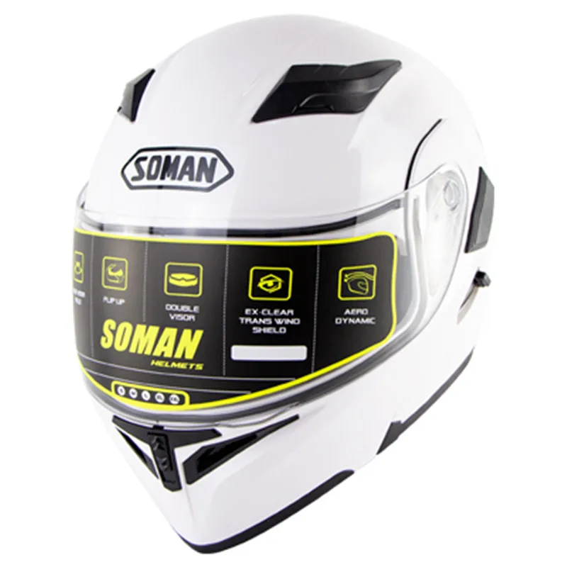 Шлем Full Face Vespa Helm Flip Up Cascos De Moto Para Los Hombres желтые аксессуары шлем мото шлем мотоциклетные шлемы - Цвет: Pearl White