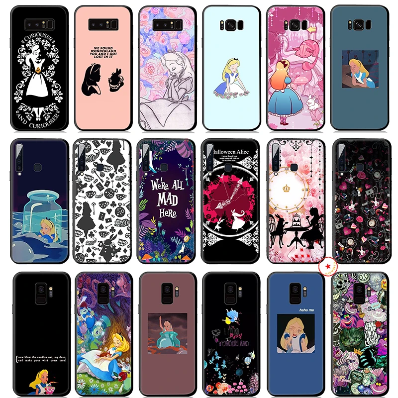 Алиса в стране чудес мягкий силиконовый чехол для телефона samsung Galaxy A50 A70 A60 A40 A30 A20