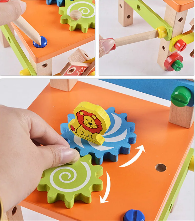 Wooden Chair Assembly Toy