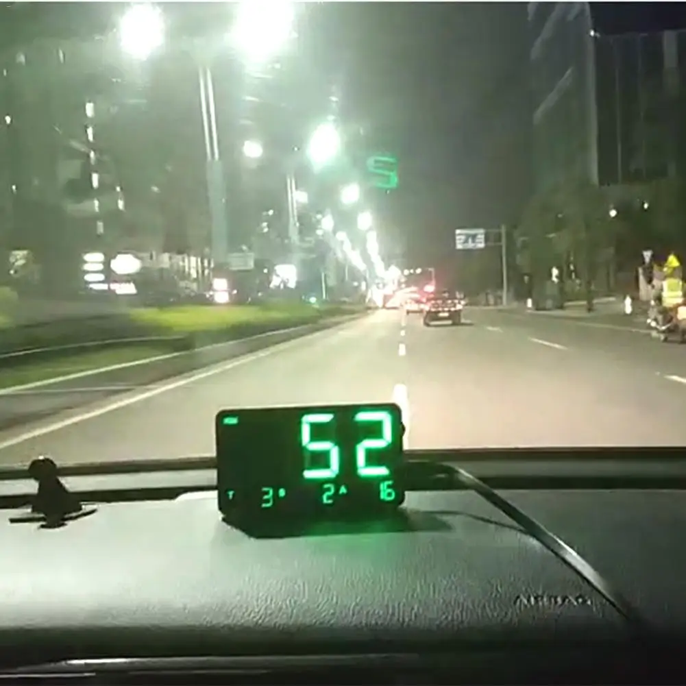 C80 HUD на лобовое стекло Дисплей авто-Стайлинг Hud Дисплей превышение скорости Предупреждение лобовое стекло проектор Универсальный Автомобильный HUD Дисплей