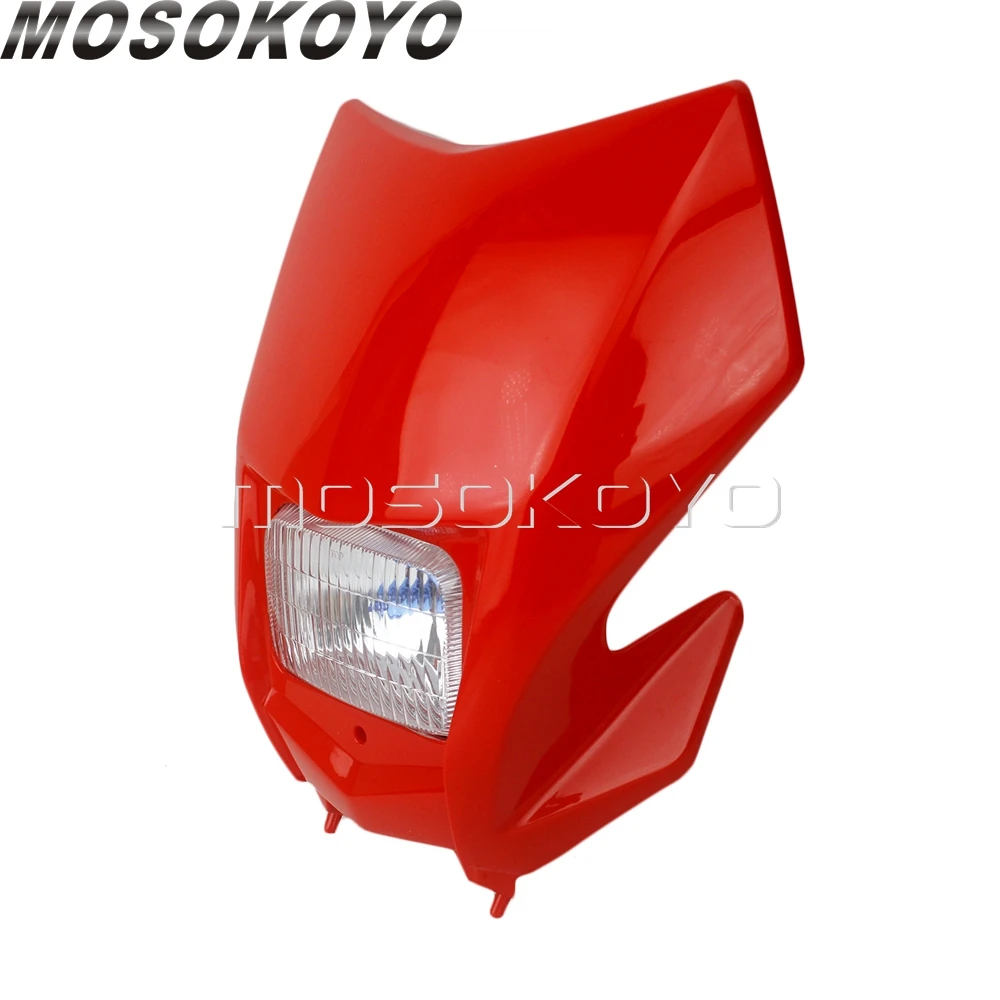 Мотокросса MX Enduro фар для Honda CRF150F CRF230F супермото Байк Фары Универсальный Yamaha Suzuki2015