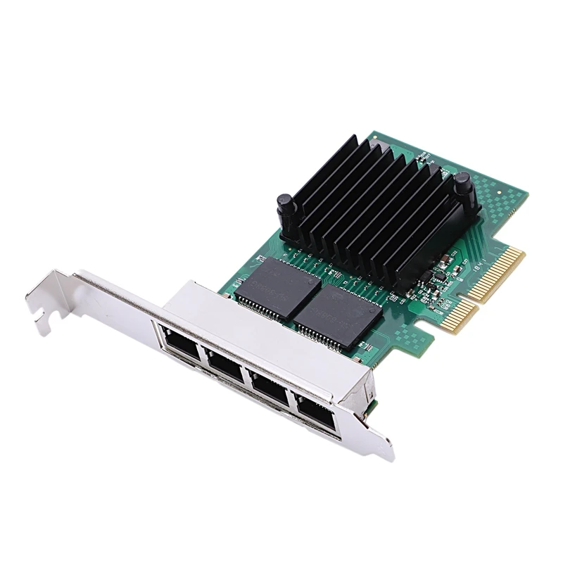 Сетевая карта для Intel I350 Pci-E X4 Quad Rj-45 Ethernet Сетевая карта контроллер для адаптера Nic 10/100/1000 Мбит/с