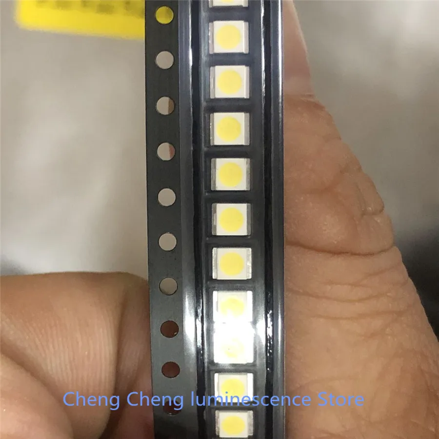 500 шт./лот LG Innotek SMD светодиодный 3528 2835 3 в 1 Вт 100LM холодный белый для ТВ ЖК дисплей