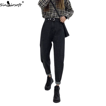 

New Jeans Woman Women's High Waist Was Thin Wild Carrot Pants Loose Wide Leg Straight Tide Befree