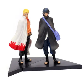 

Anime Naruto Uzumaki Naruto Uchiha Sasuke PVC Action Figures Statue Collection Model Kids Toys Doll Gift 2pcs/set