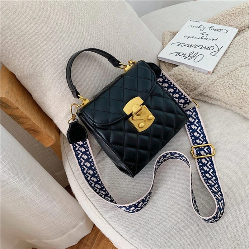 

Women's Bags 2020 Famous Brand Women's Bags New Fashion Handbags High Quality Shoulder Messenger Bag Diamond Check Mini Bag