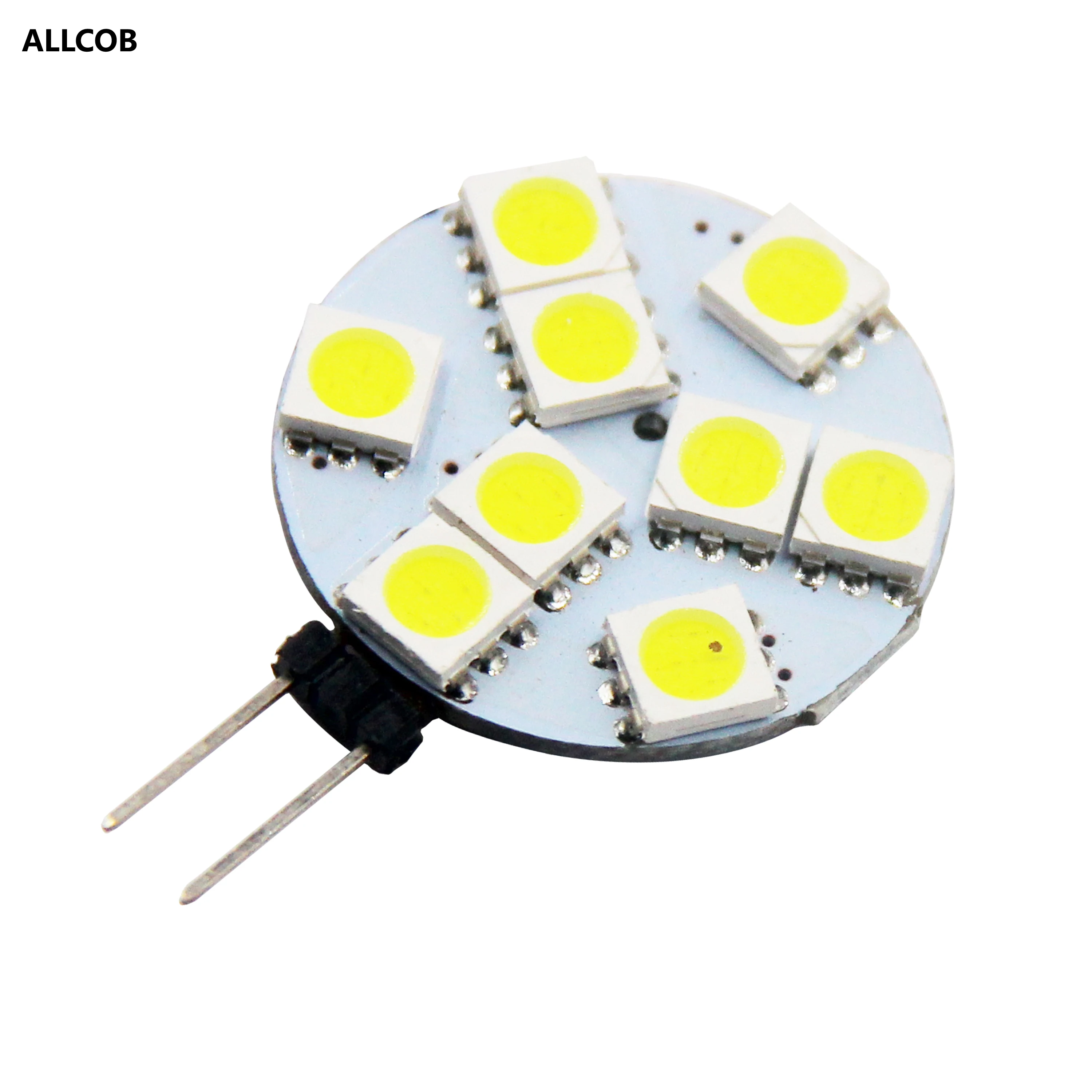 Светодиодный светильник G4 180 градусов DC12V 5050 SMD 4,8 Вт 2,4 Вт 1,8 Вт 1,2 Вт Теплый Холодный белый свет замена галогенной лампы