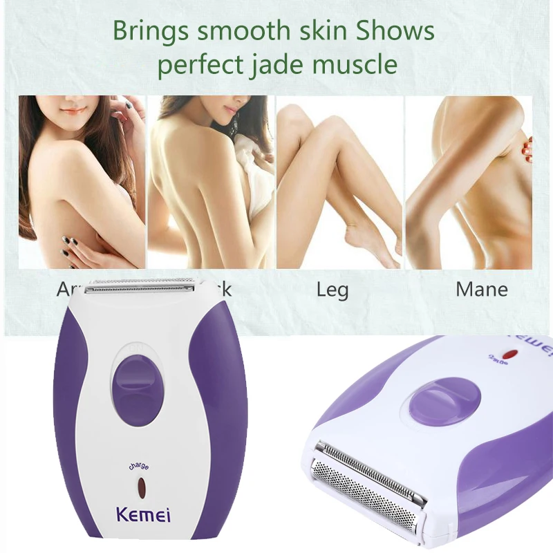 USB Перезаряжаемые Для женщин Эпилятор безболезненно леди бритва триммер для зоны