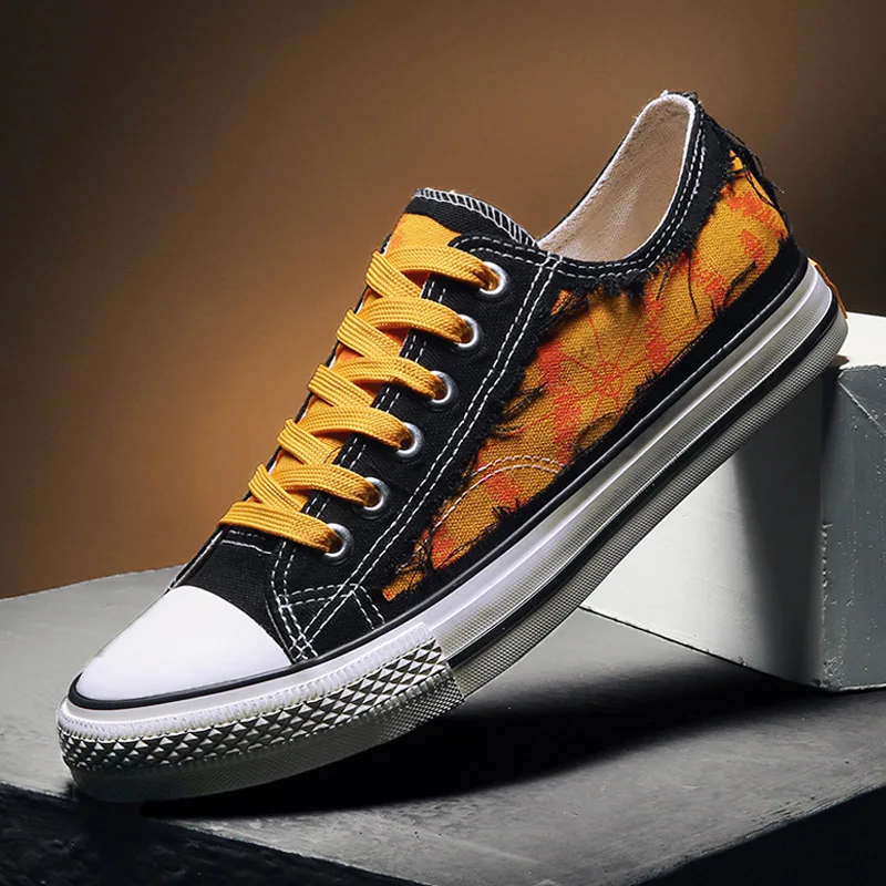 

Main Push Summer Breathable New Style MEN'S SHOES Korean-style Stylish Sneaker Students Leisure Cloth Shoes Hong Kong Style Vers