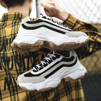

2019 New Men Running Shoes Sneakers Breathable Outdoor Professional Training Shoes Lace-up Sneakers Shoes E32-33
