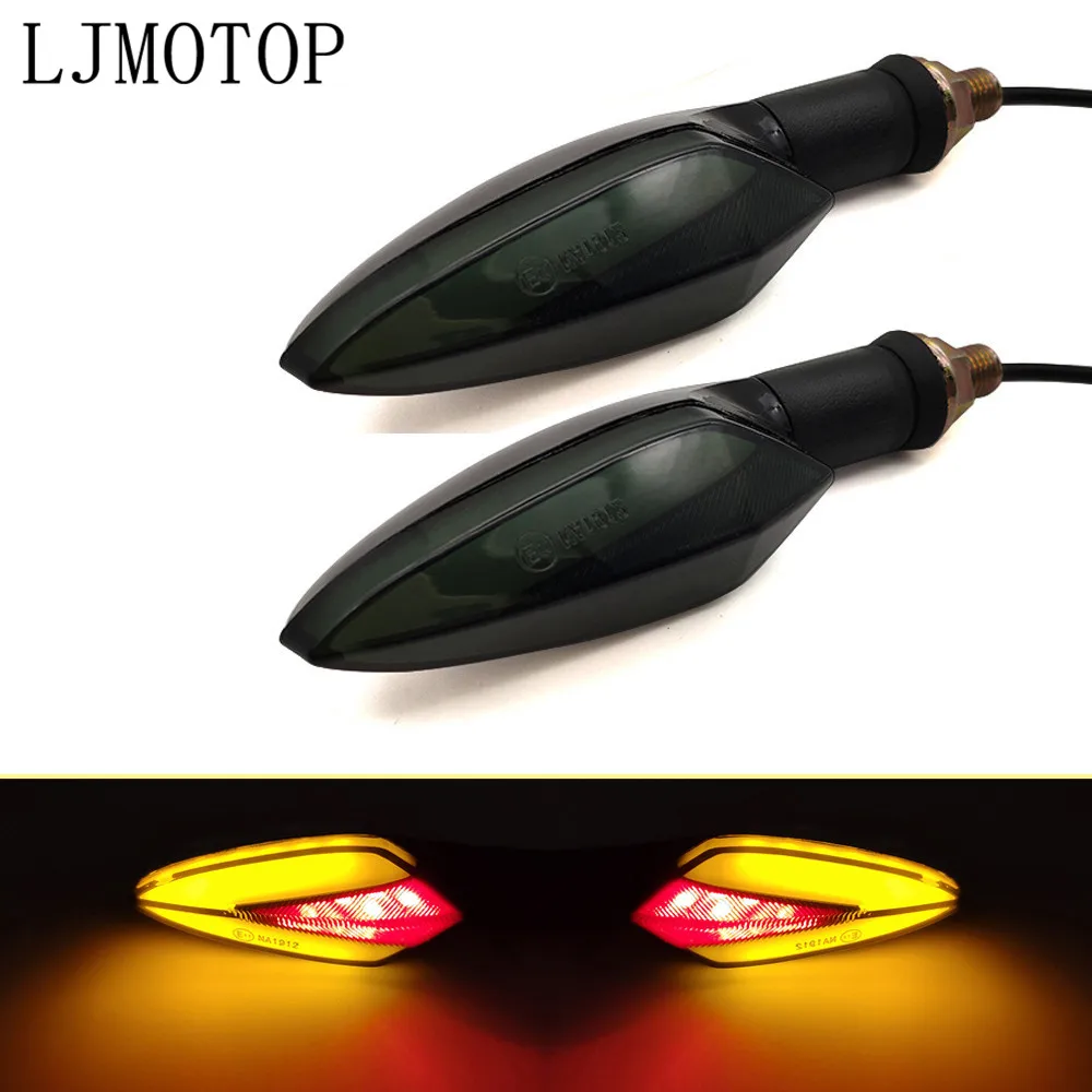 

Universal Motorcycle LED Turn Signals Light Indicator signal Light tail light For Honda CBR125R CBR300R CBR300F CBR300FA CBR500R