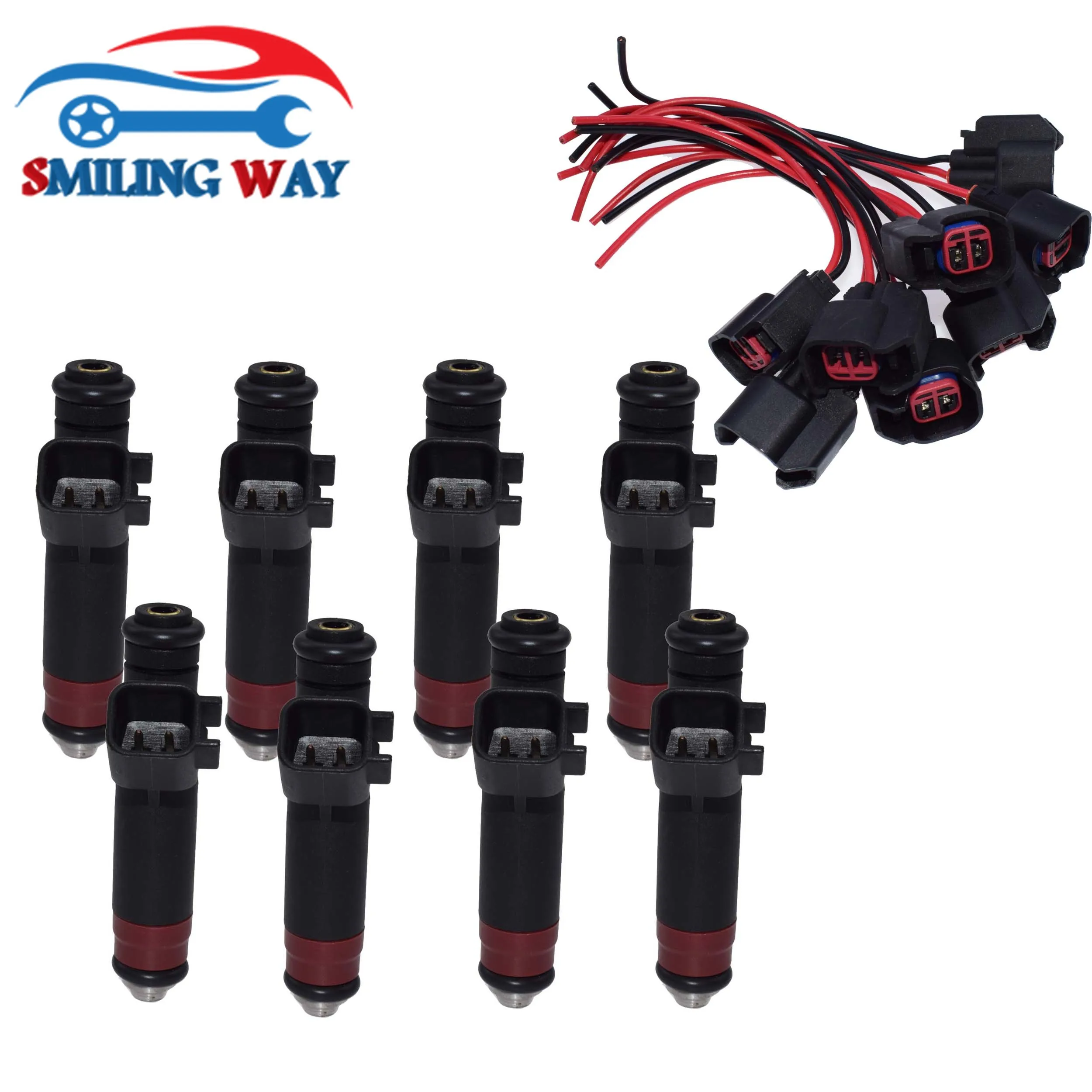 Fuel Injector & Connector Harness Plug 53032145AA For Chrysler Aspen