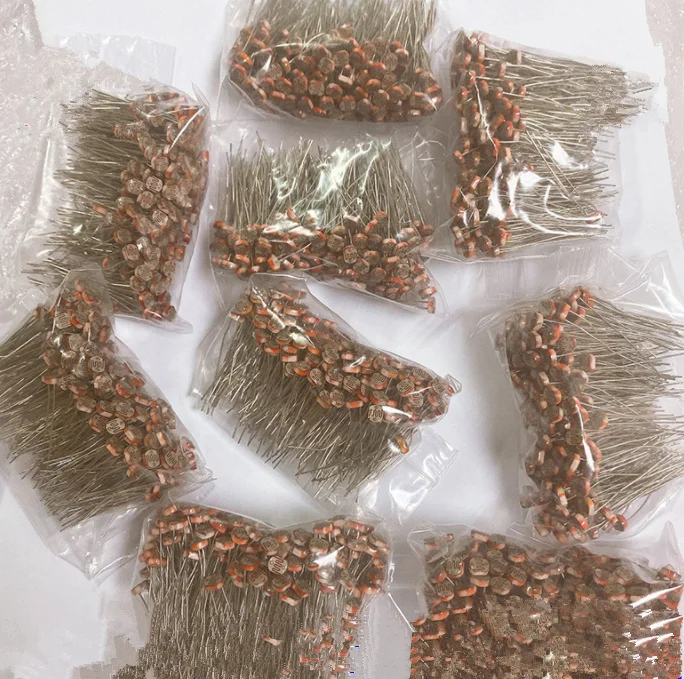 500pcs/bag 3mm CDS light sensor LDR Photoresistance MJ3516 MJ3527 MJ3528 MJ3537 MJ3539 MJ3549