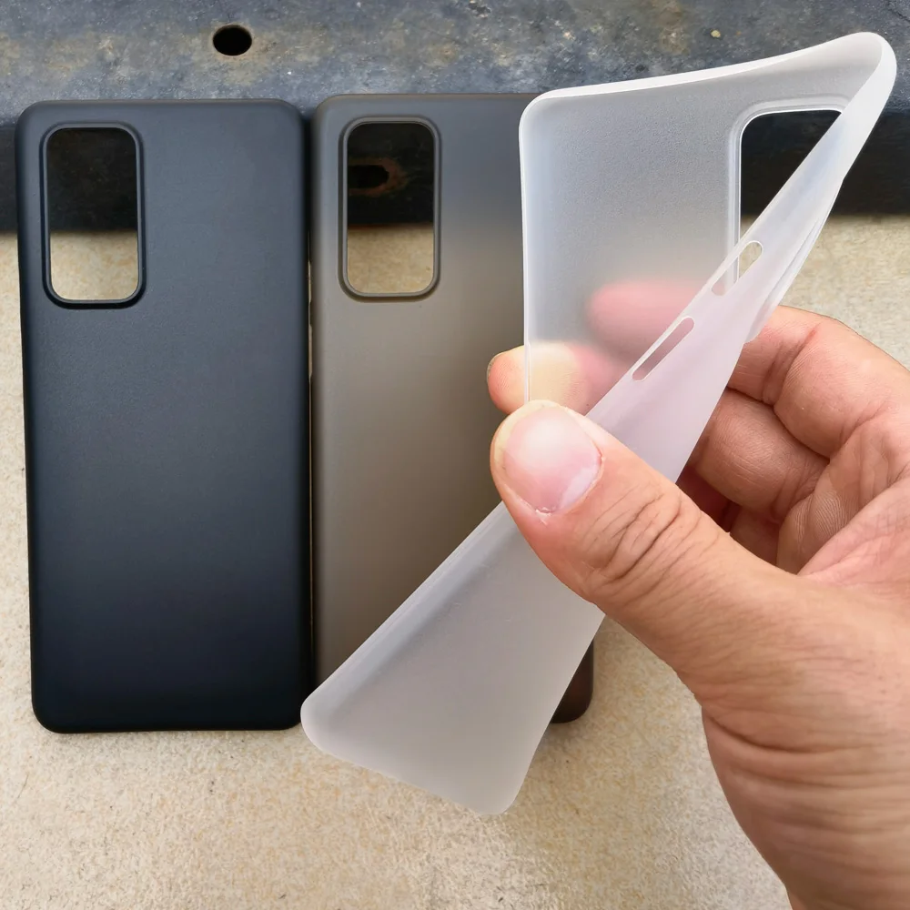 XINNI Cover Per OnePlus 9 Pro, Ultra Sottile In TPU Trasparente Con Sfumatura Viola/Blu - Protezione 360° Antiurto, Ricarica Wireless