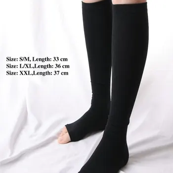 

High Quality Open Toe Knee High Socks Leg Support Warmer Relief Pain Therapeutic Anti-Fatigue Sport Compression Stockings