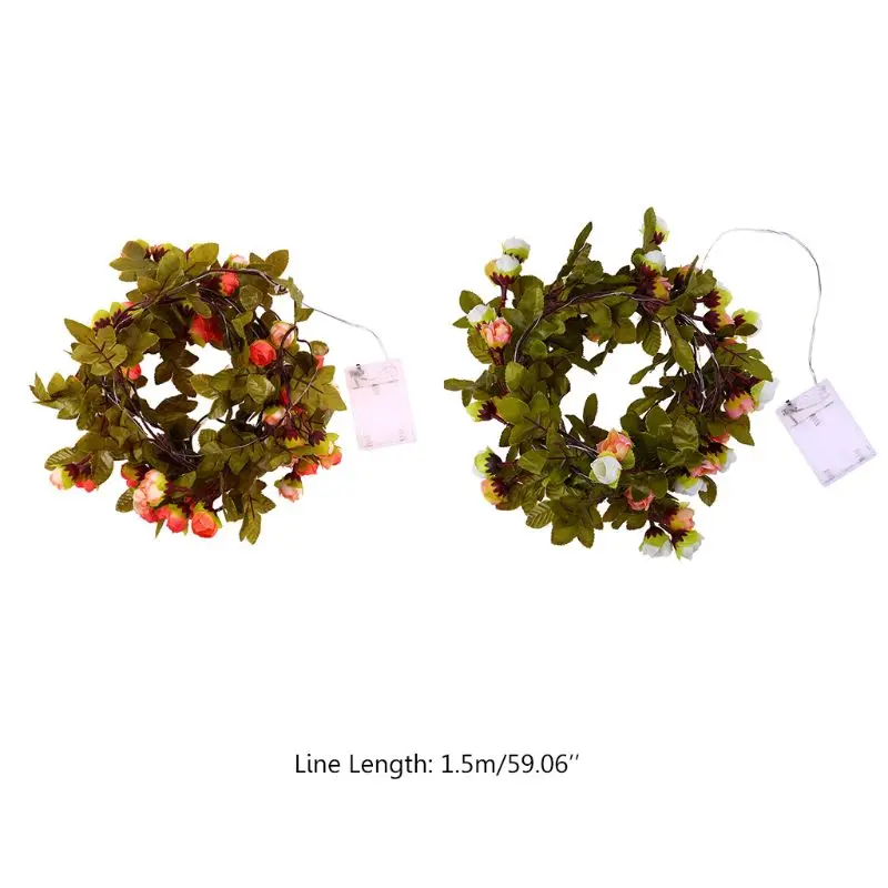 

30 LEDs Stimulation Flower String Light Garland Lamp for Home Party Store Decors