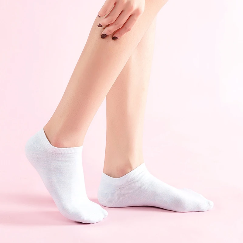5 пар/лот = 10 шт., летние женские модные носки ярких цветов, невидимые однотонные короткие женские хлопковые носки с закрытым носком