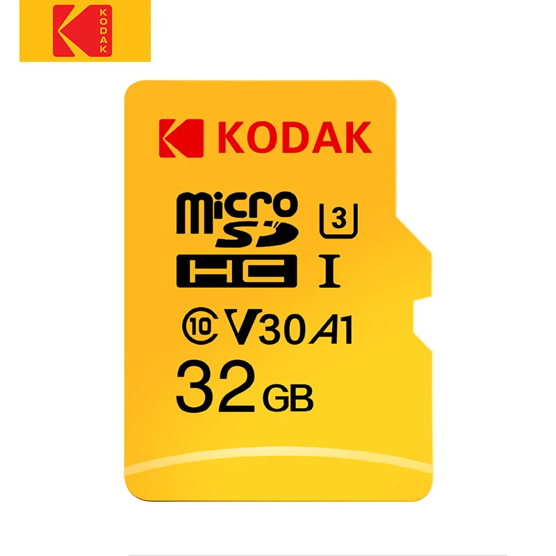 KODAK Micro SD карта 128 Гб 64 ГБ 32 ГБ 16 ГБ U1 класс 10 карта памяти 256 ГБ 512 ГБ U3 Tarjeta Micro SD 4K TF высокоскоростная карта SD карта - Емкость: 32GB U3