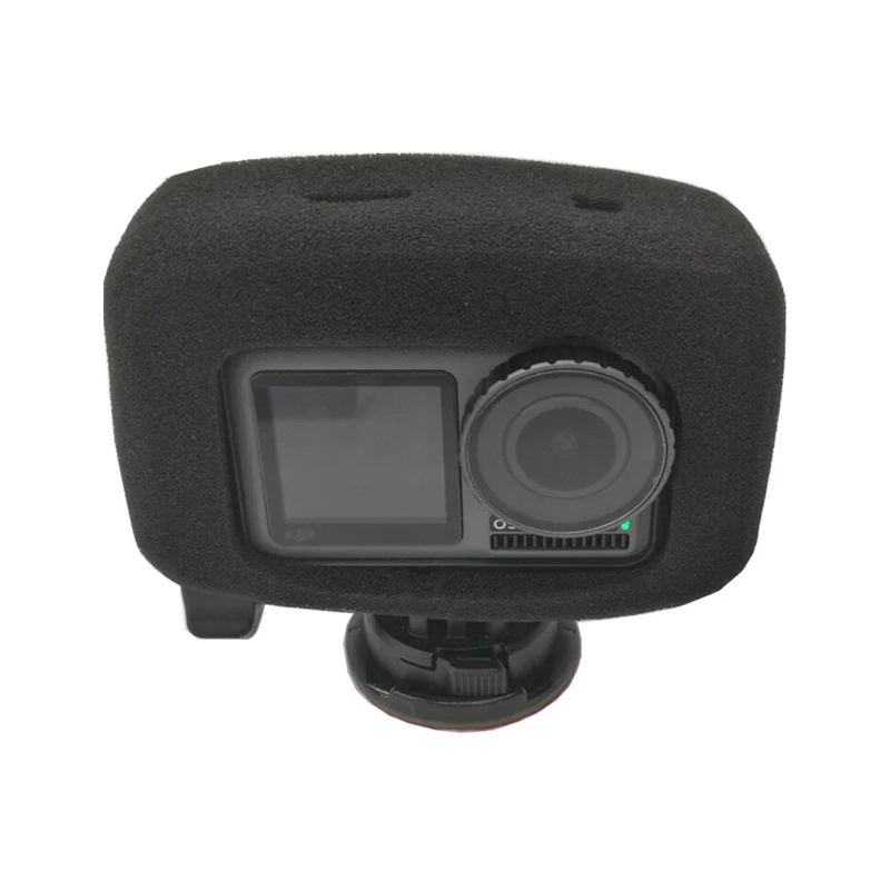 Sponge Windproof Cover Wind Noise reduction Foam Cage Csae Protective Border Frame for DJI OSMO Action Camera | Электроника