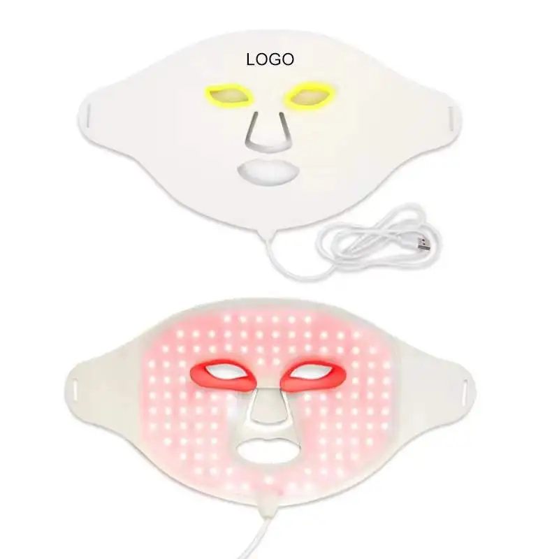 Newest 7 Colors Silicone Led Photon Facial Masks Skin Rejuvenation Anti