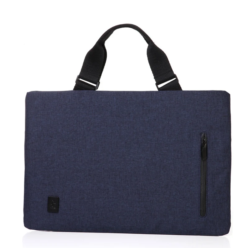 Dark Blue CAI, 14 дюймов, мужской портфель для ноутбука, водонепроницаемый, сумка для джентльмена, легкая,, деловые сумки, противоугонная, Повседневная сумка, подарок для мужчины - Цвет: Dark Blue