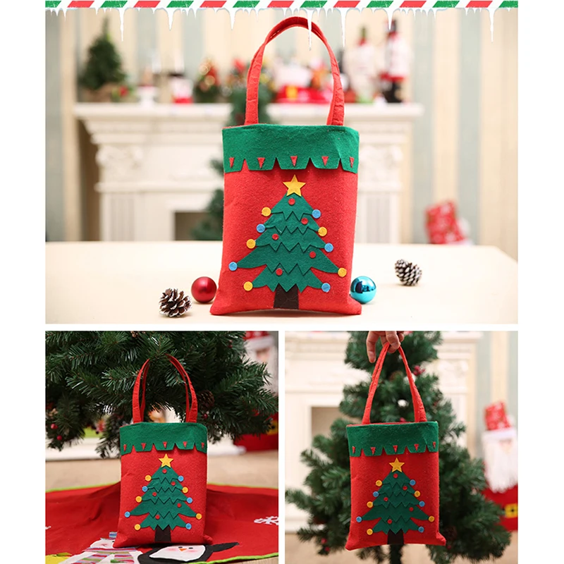 Tree Presents Christmas Candy Party Decorations Xmas Storage Packing Wrapper Supplies Decor Gift Christmas Navidad Gift Bag