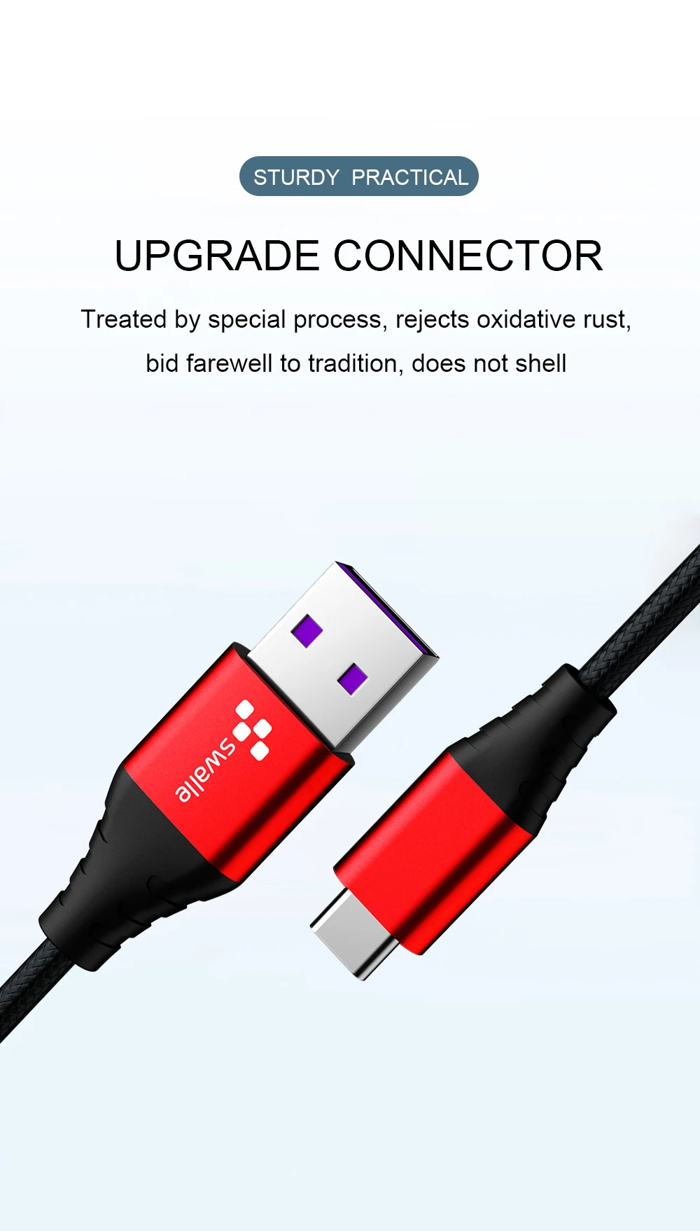 Swalle Micro USB кабель для быстрой зарядки и синхронизации данных Кабельный кабель для Xiaomi Redmi Note 4 5 Oneplus 6 Pro Honor 8X9 samsung usb кабель