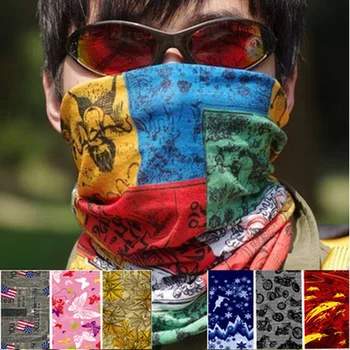

Outdoor Sports Camping Hiking Scarf Tubular Headwear Wraps Skeleton Bandana Men Skull Ghost Neck Gaiter Tube Balaclava Face Mask