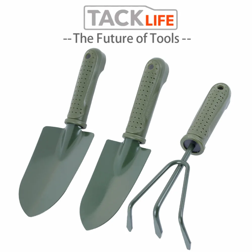

TACKLIFE New Home 3PCS Gardening Tool Set Balcony Home-grown Mini Digging Suits Three-piece Shovel Rake Garden Tools Combination