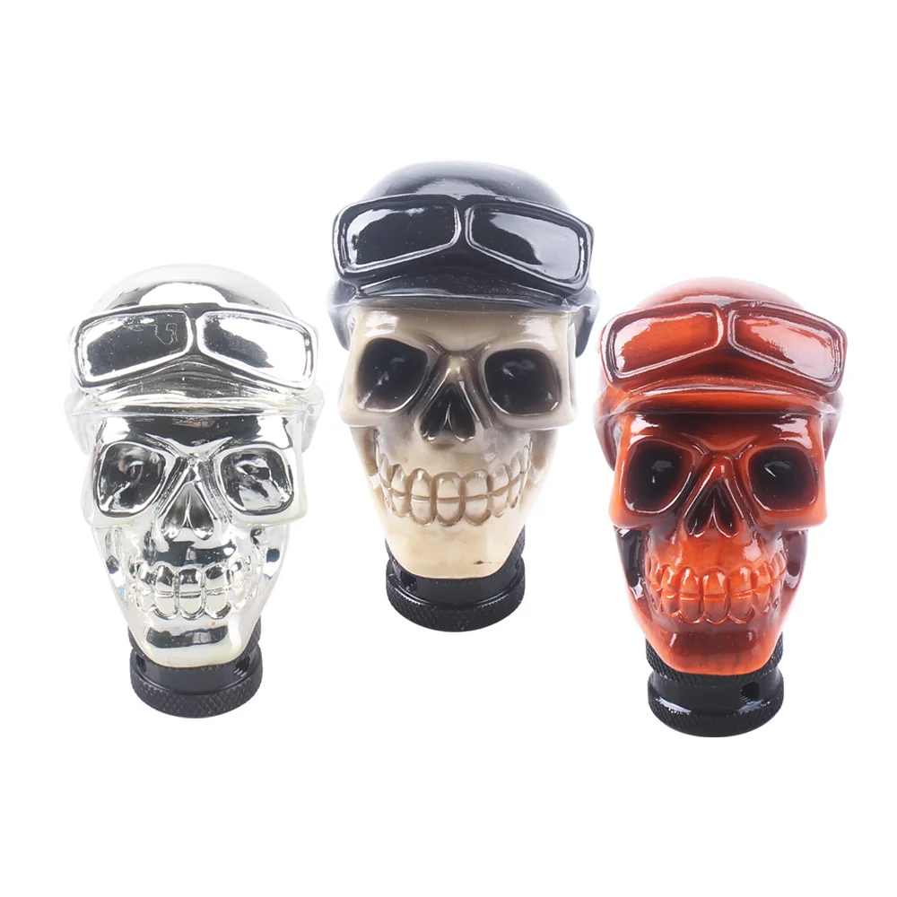 YOMI Skeleton gear lever auto parts decorative car knob gear lever gear lever manual gear lever