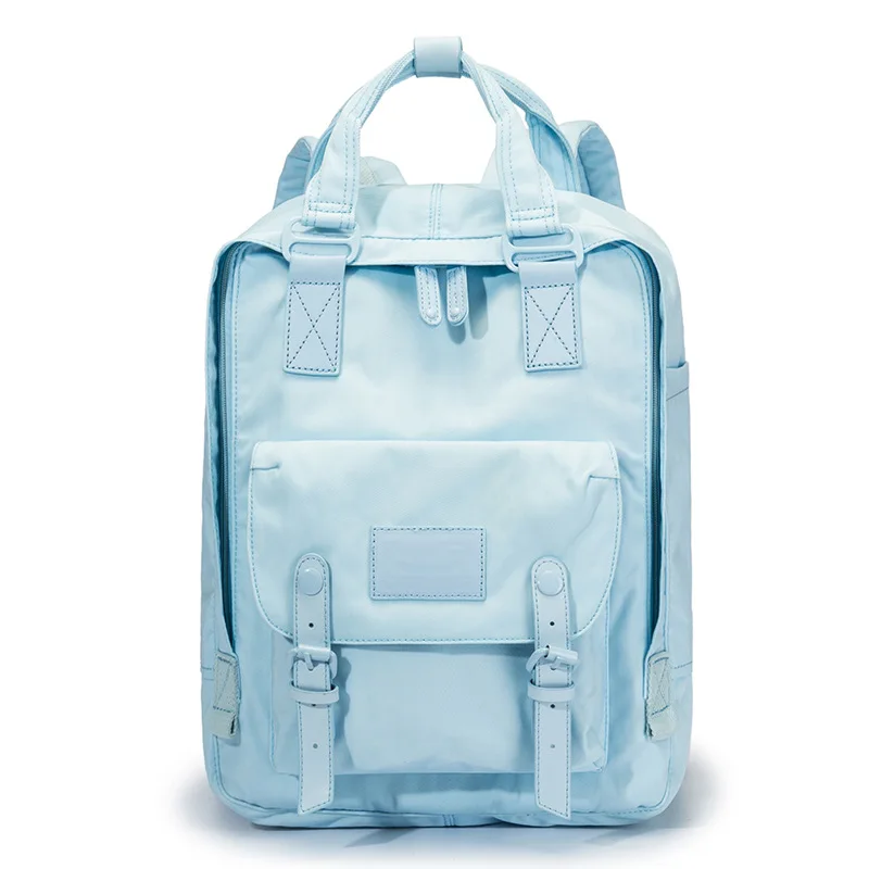 Модный водонепроницаемый рюкзак для женщин портативный однотонный Ранец мужчин