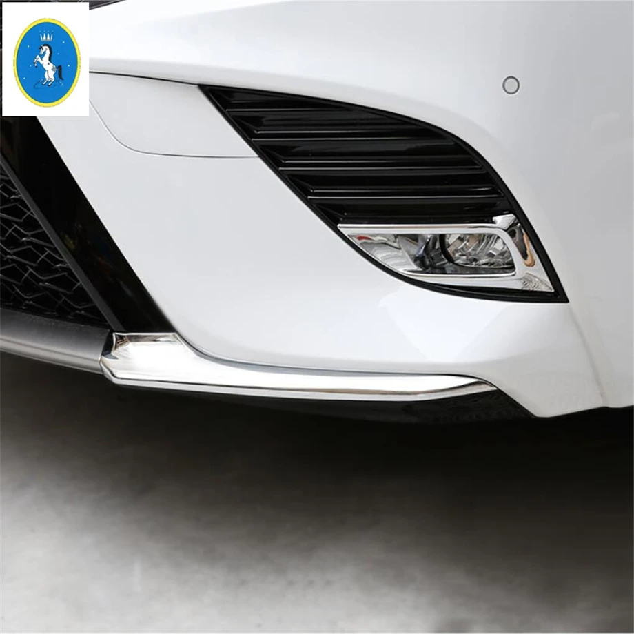 Yimaautotrim защита переднего бампера под углом Накладка 2 шт. подходит для Toyota Camry- авто аксессуары
