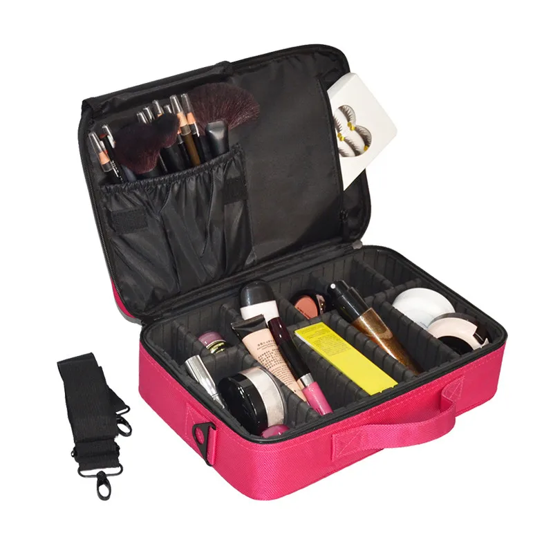 Mihawk Small Multi-layer Cosmetic Pouch Toiletries Suitcases Tote Women's Men Makeup Bag Portable Travel Luggage Organizer Stuff