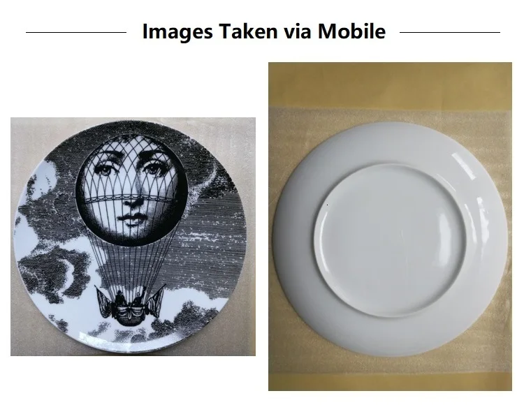 New High Quality Bone China Milan Abstract Design Style Room Decoration Hanging Dishes Wall Plates Piero Fornasetti Plates