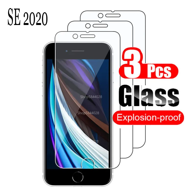 

Защитное стекло для Iphone Se 2020, 3 шт., стекло для Iphone Se 2 Aifon 2020 Se2 Se2020, защита экрана, пленка из закаленного стекла