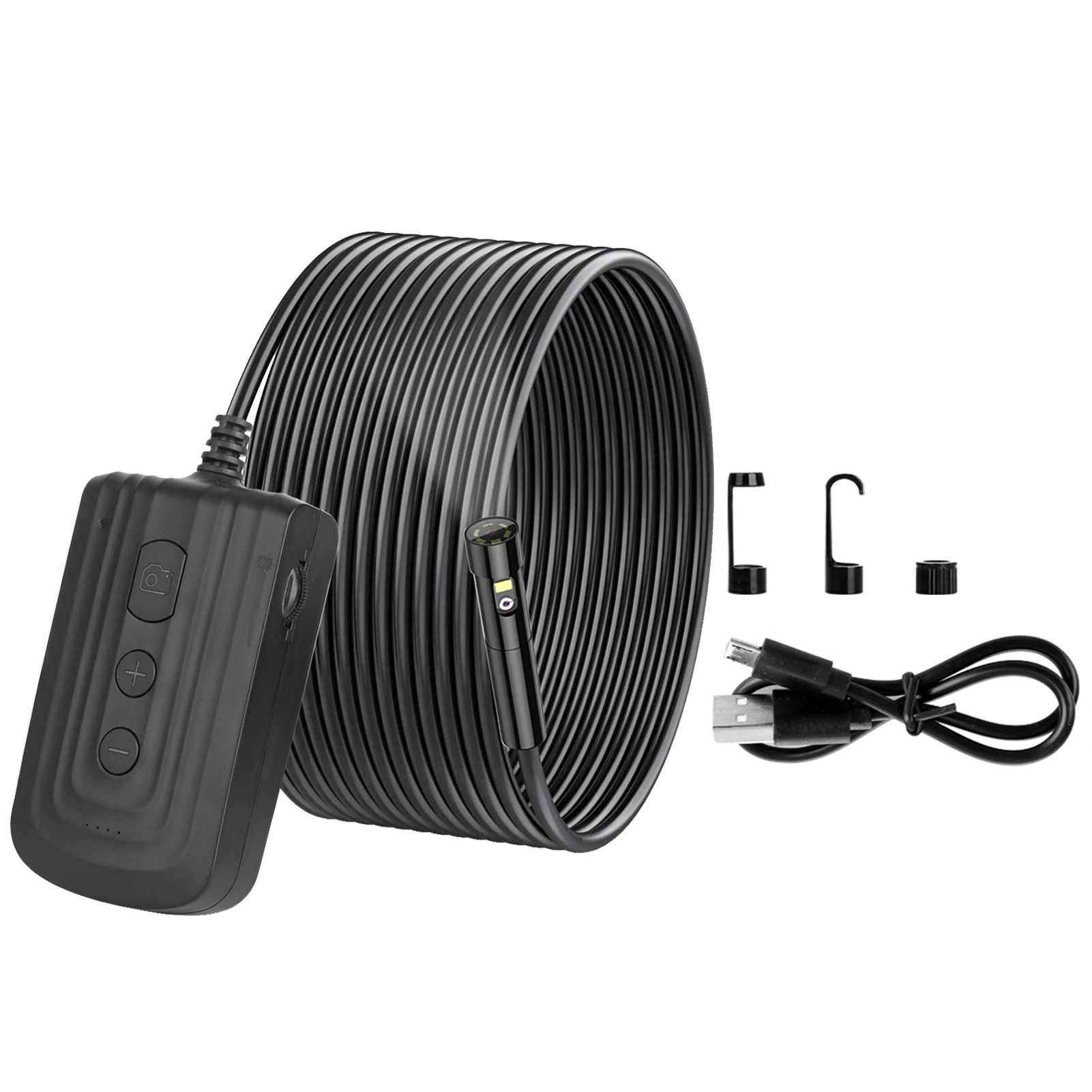 Wireless Endoscope 7.9mm Dual Lens 1080P Wi Fi Endoscope Borescope