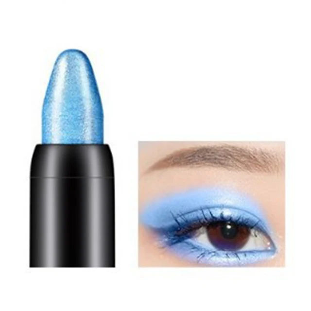 Pearlescent Silkworm Eyeshadow Pen Lasting Waterproof And Not Blooming Shiny Pearlescent Gel Pen 15 Color Eye Shadow Pen J
