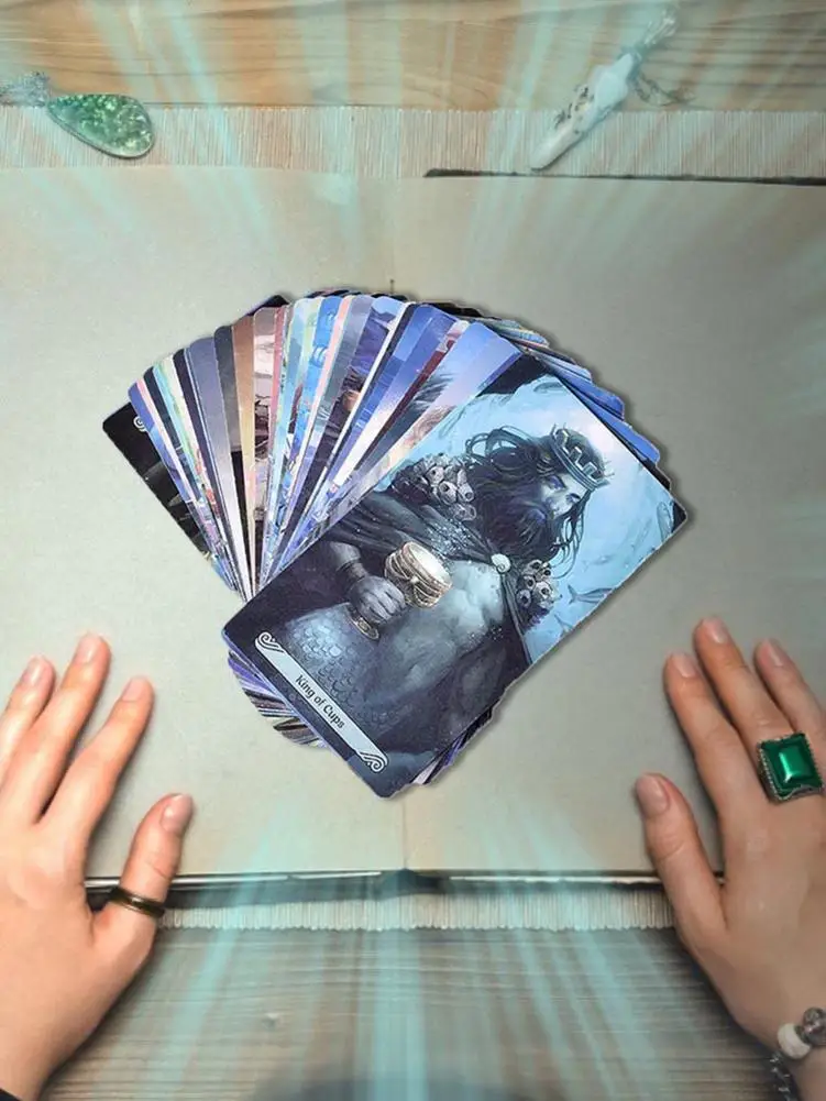 78 pièces/ensemble cartes Tarot toute Version anglaise coffret carte à jouer Tarot sirène Tarot jeux de société cartes