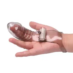 Силиконовый рукав для пальца вибратор нить флирт секс-игрушки для женщин мастурбатор мастурбация товары для взрослых водонепроницаемые