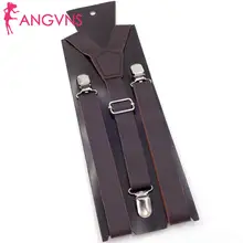 Мужские повседневные брюки с ремнем сзади, регулируемые y-образные подтяжки, четыре сезона, 2,5 см/0,98 дюйма, 100 см/39,37 дюйма